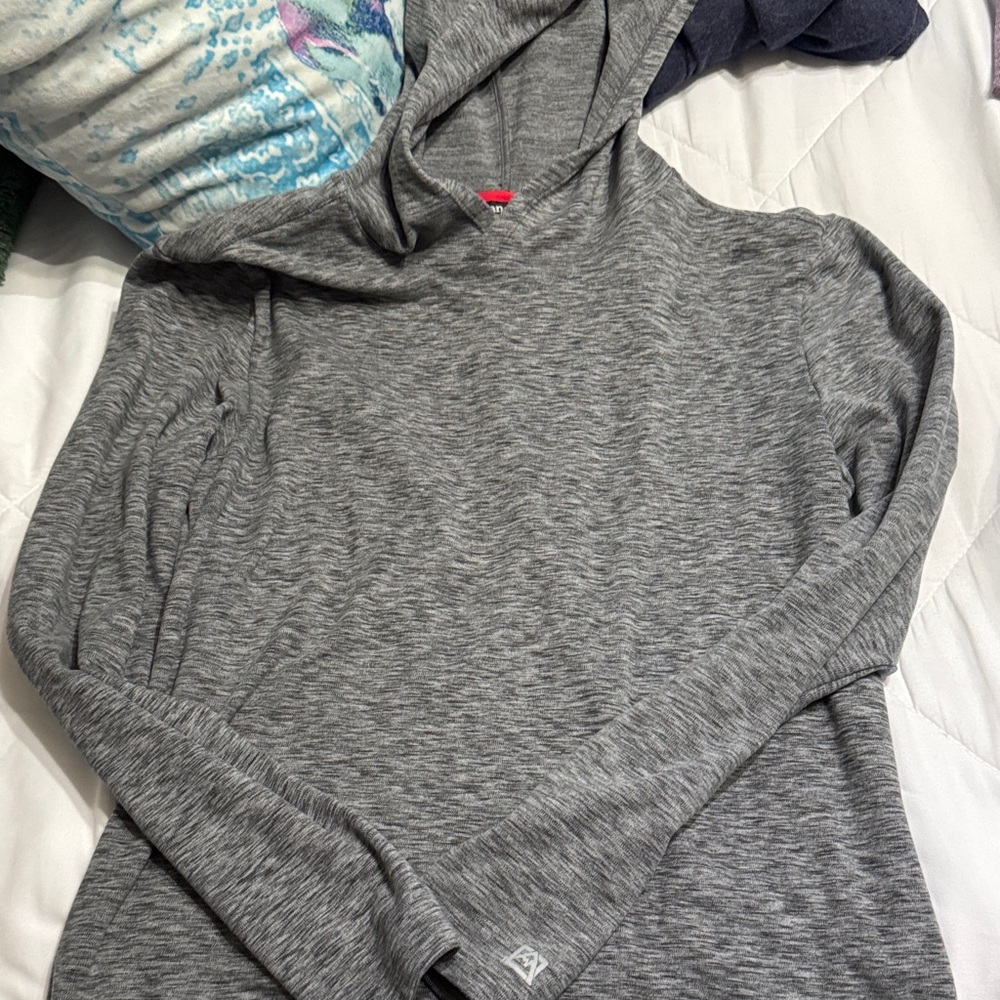 Avalanche Heather Gray Hooded Sweatshirt